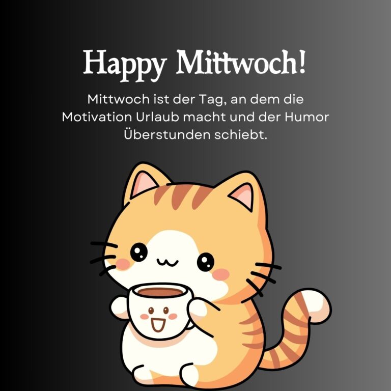 160+ Mittwoch Sprüche Motivationsschub für die Wochenmitte!