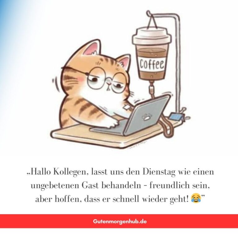 140+ Guten Dienstag Lustige Sprüche & Zitate