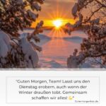 150+ Guten Dienstag Winter Sprüche, Grüße & Zitate