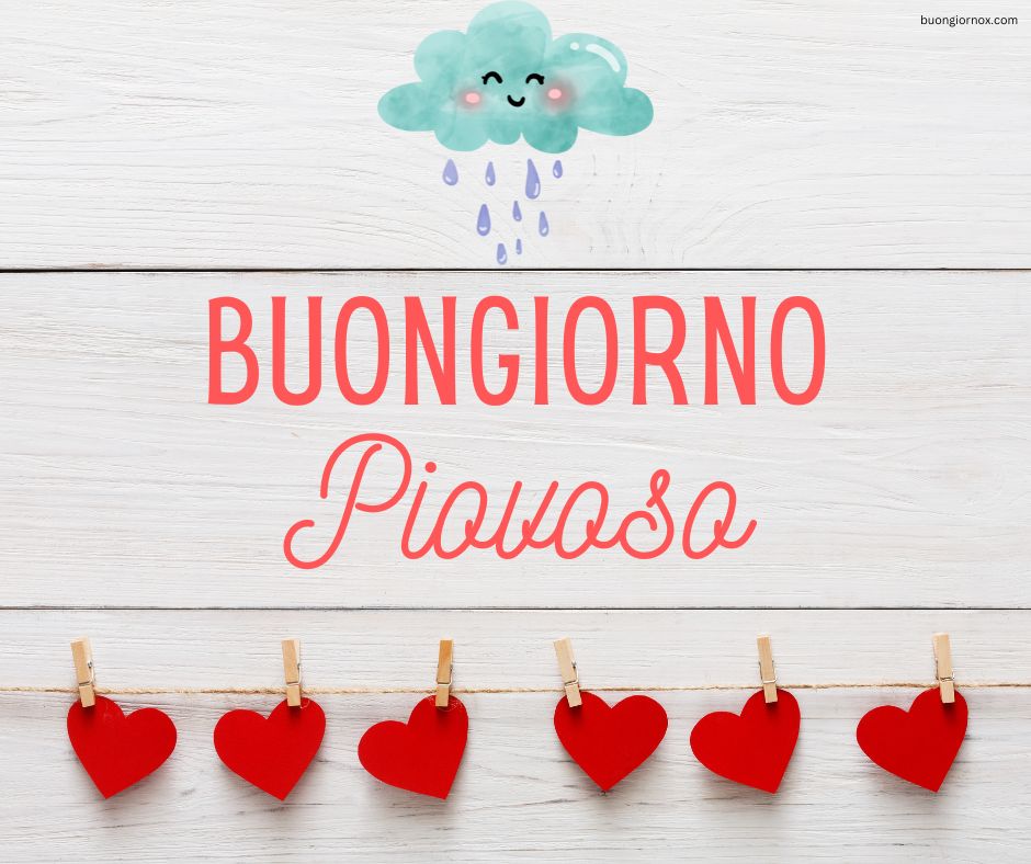 buongiorno piovoso immagini
