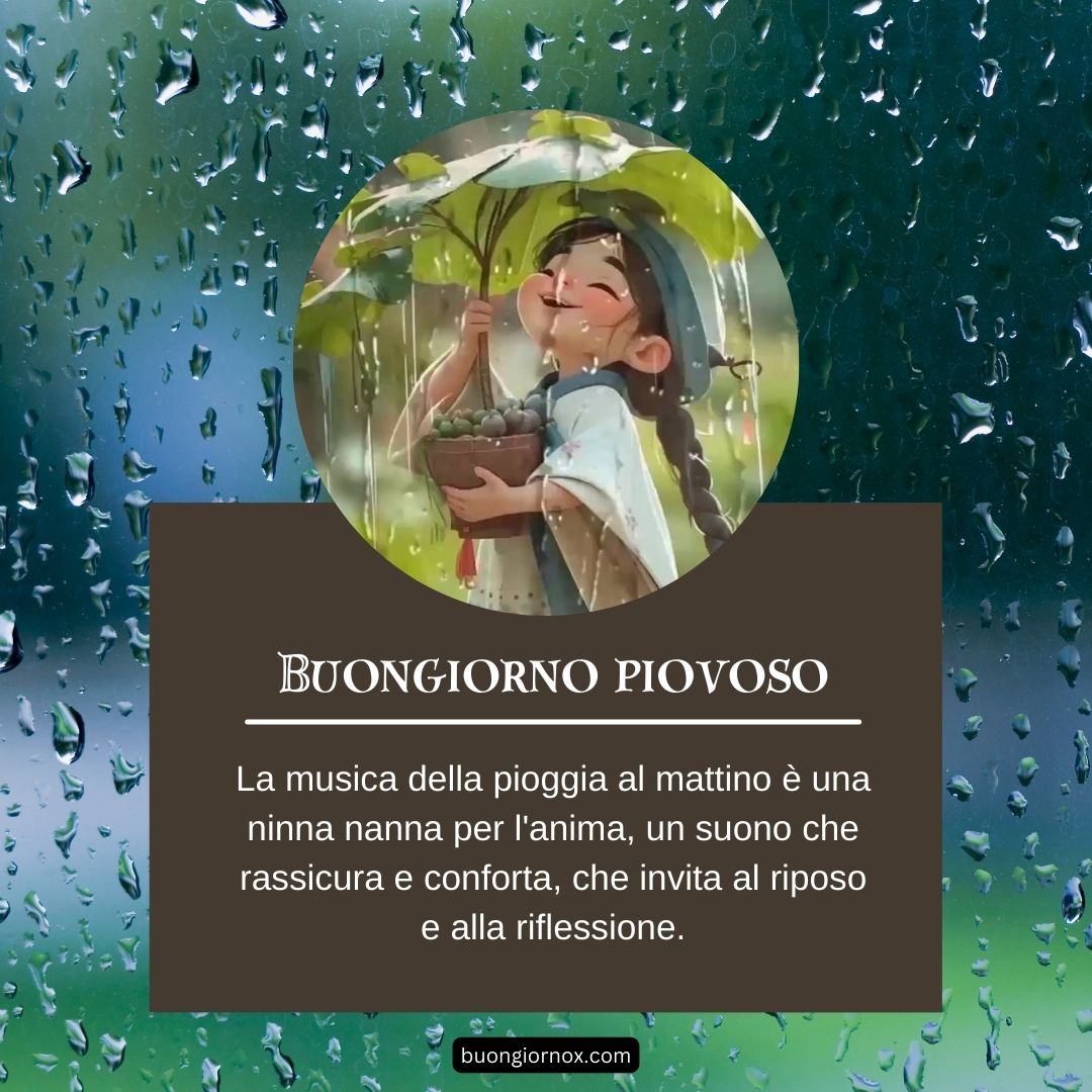 buongiorno piovoso immagini