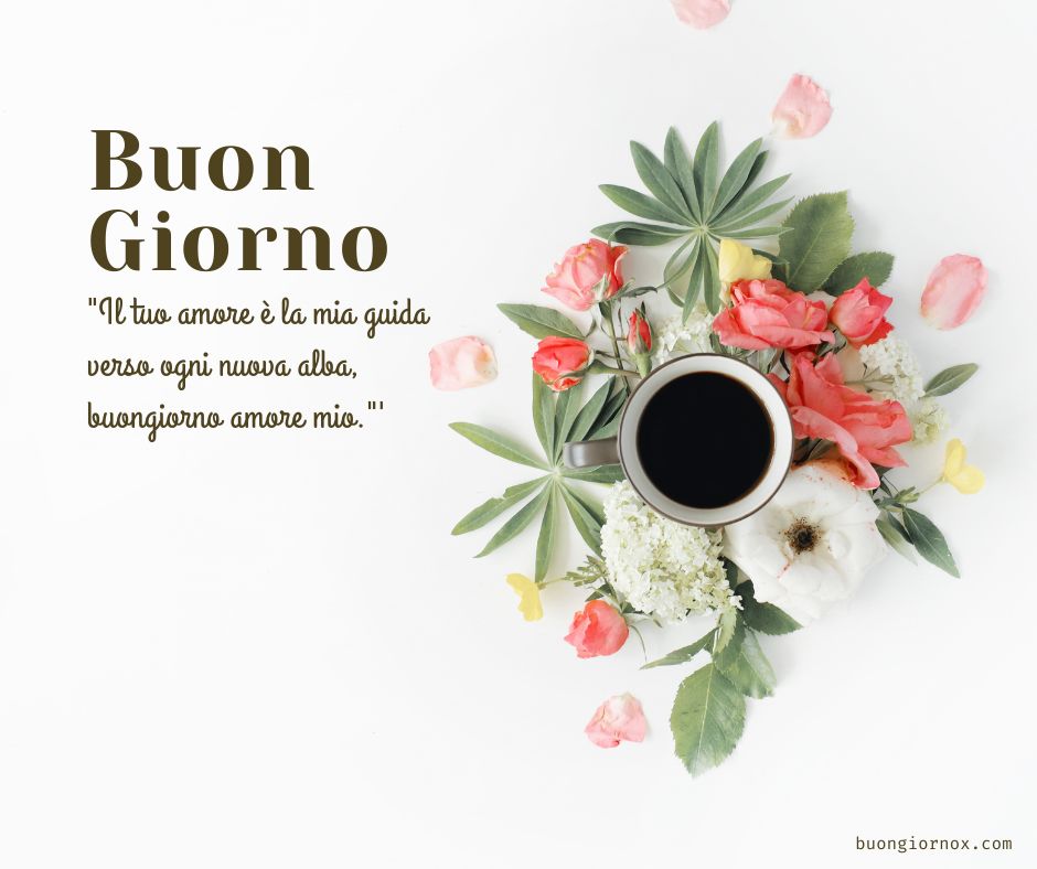 immagini buongiorno amore mio ti amo
