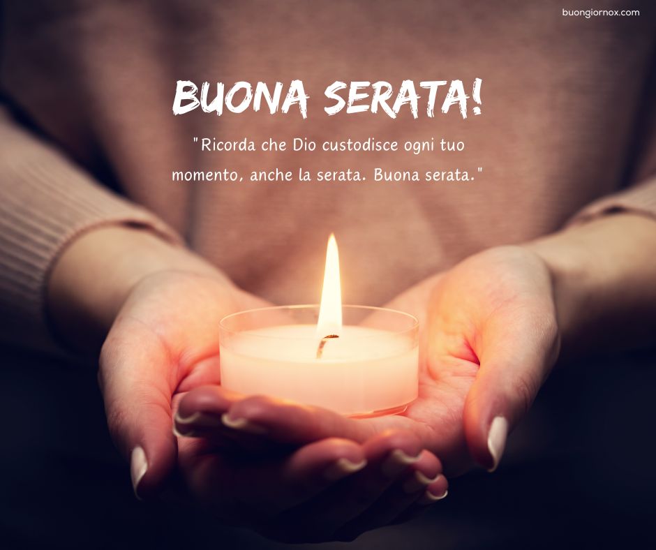 Benedizioni per una tranquilla notte religiosa