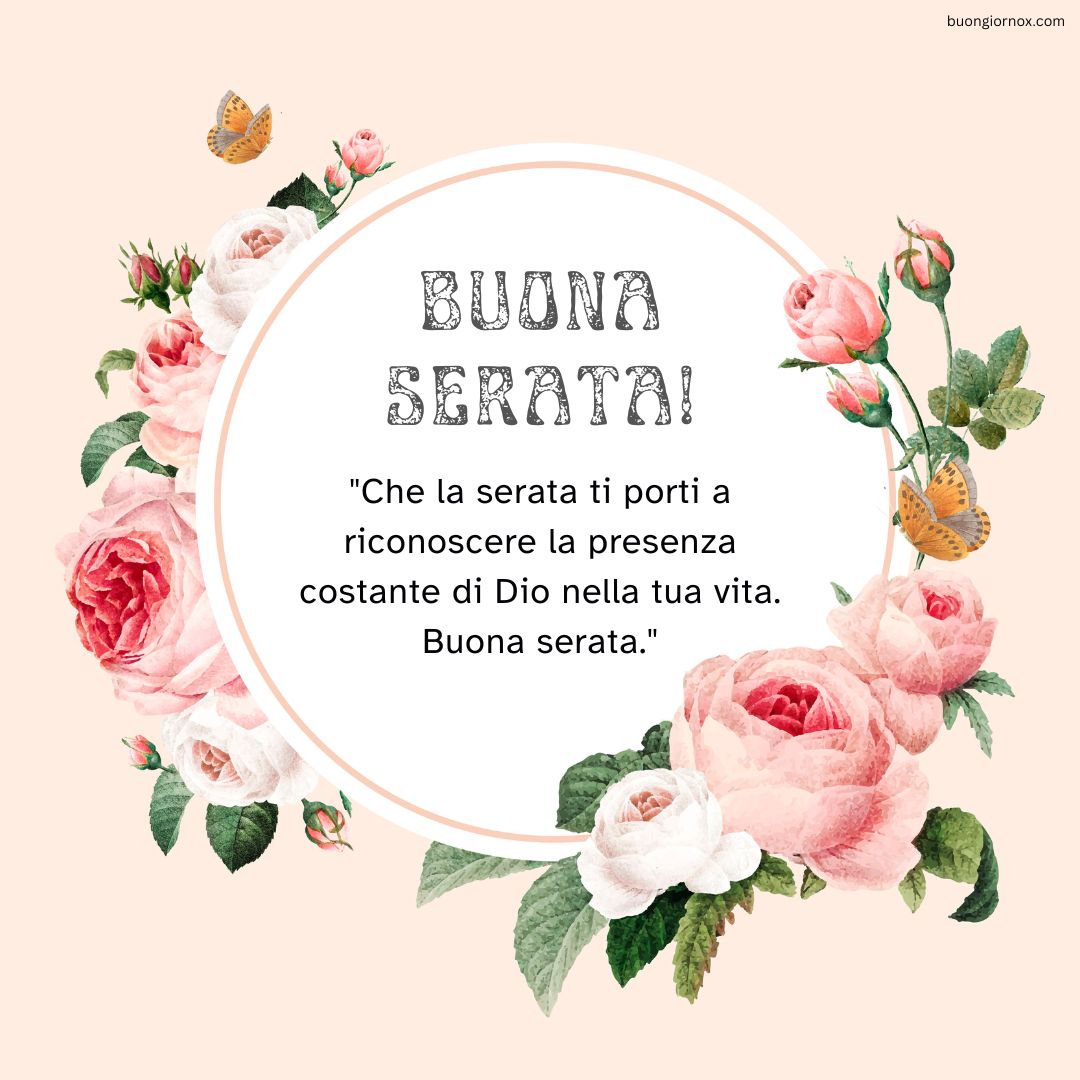 Buona Serata Religiosa: Preghiere Serali