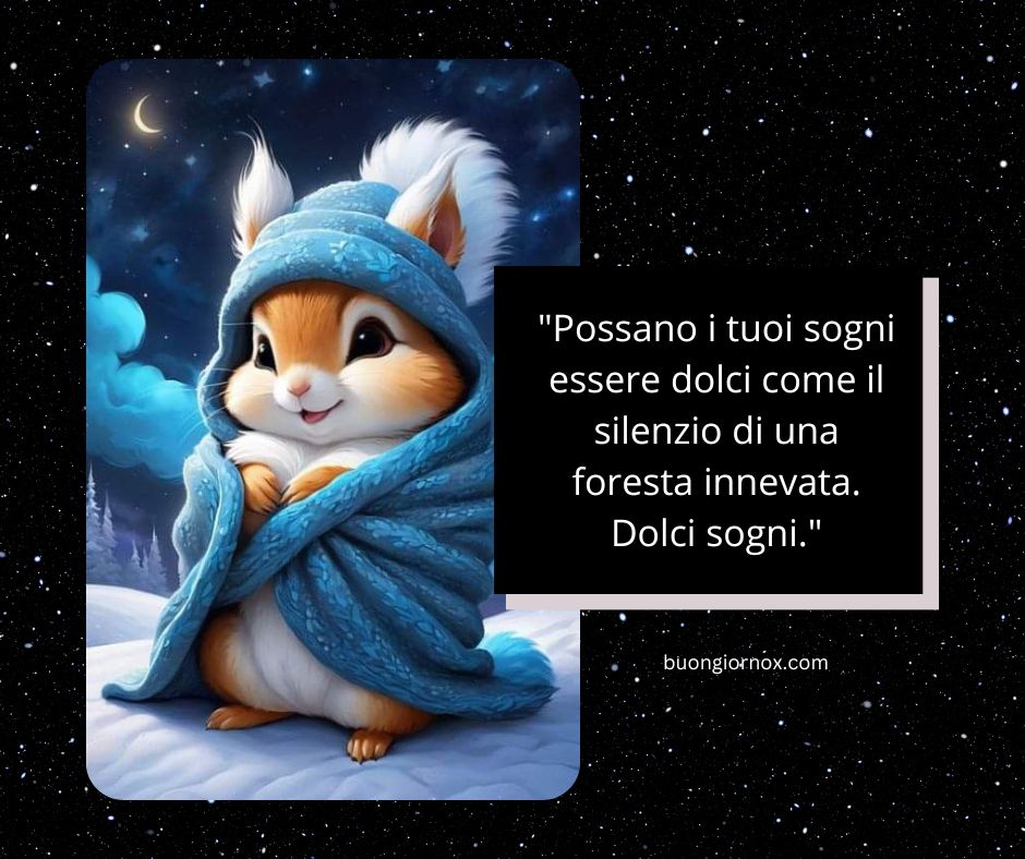Immagini belle e invernali per la buonanotte