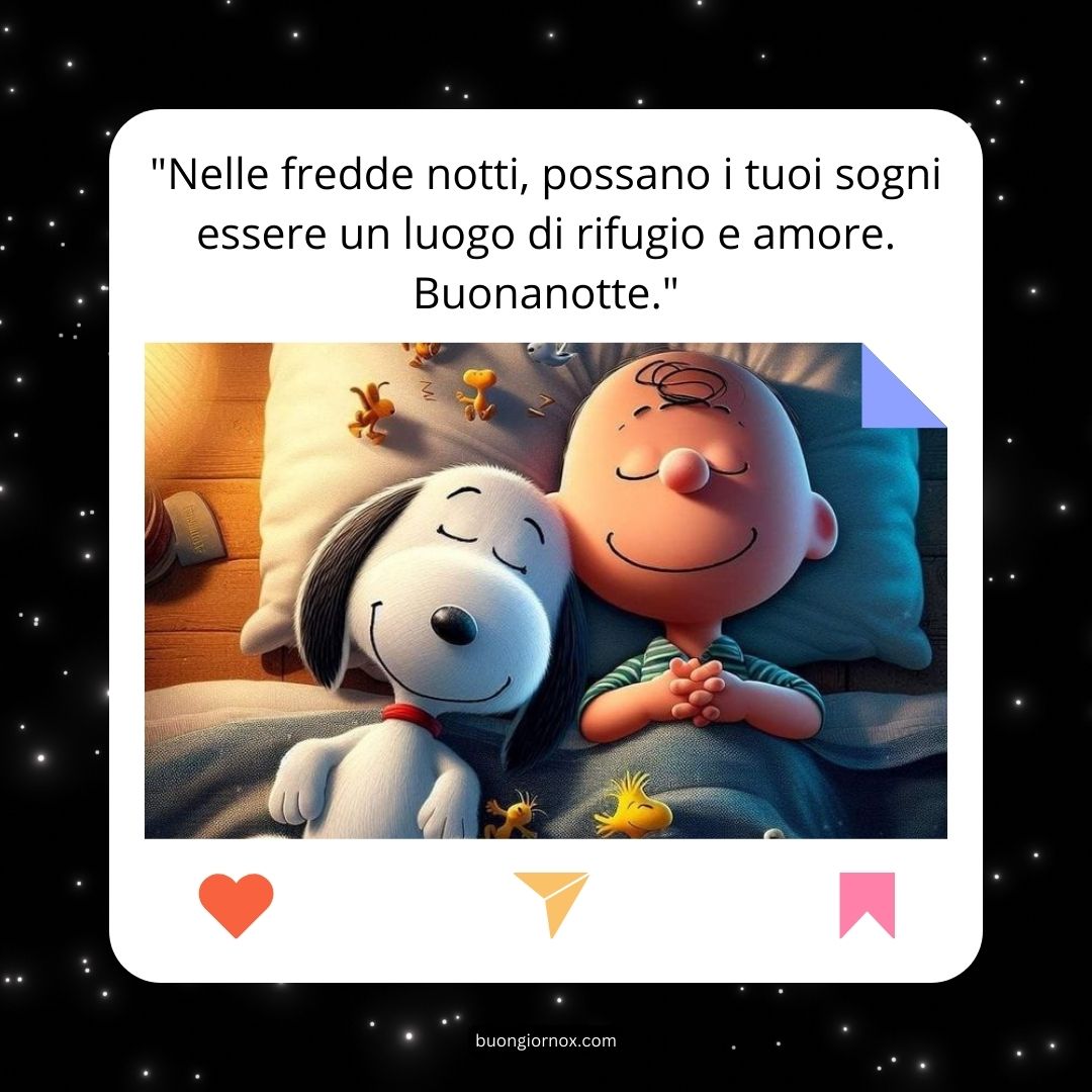Immagini bellissime invernali di buonanotte