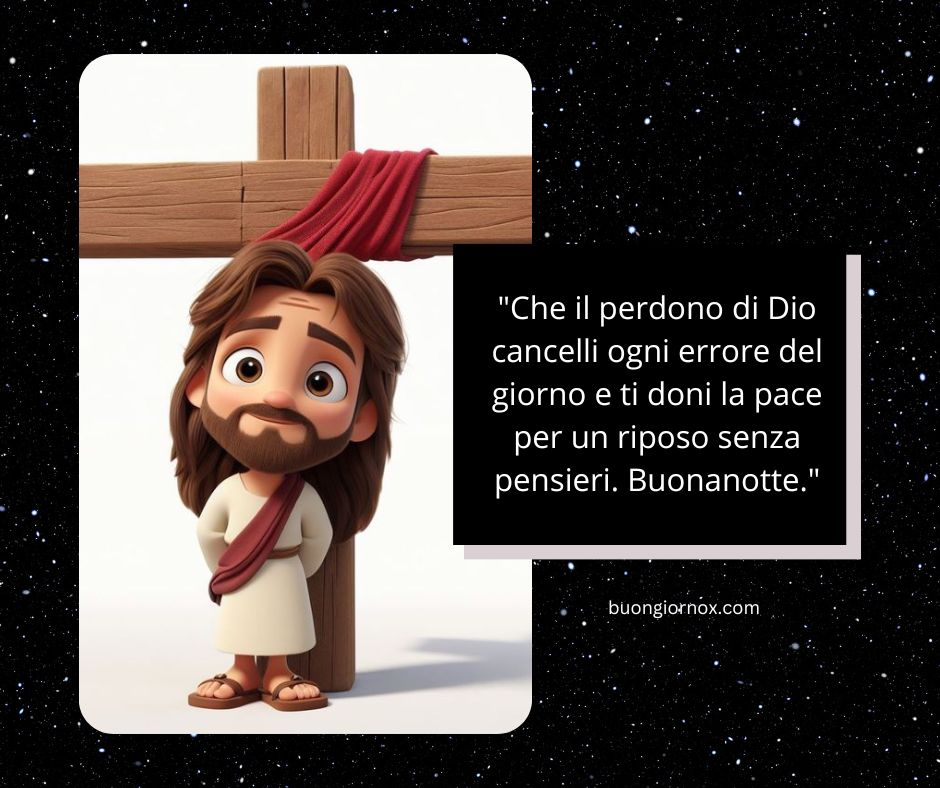 Immagini buonanotte con icone e simboli religiosi