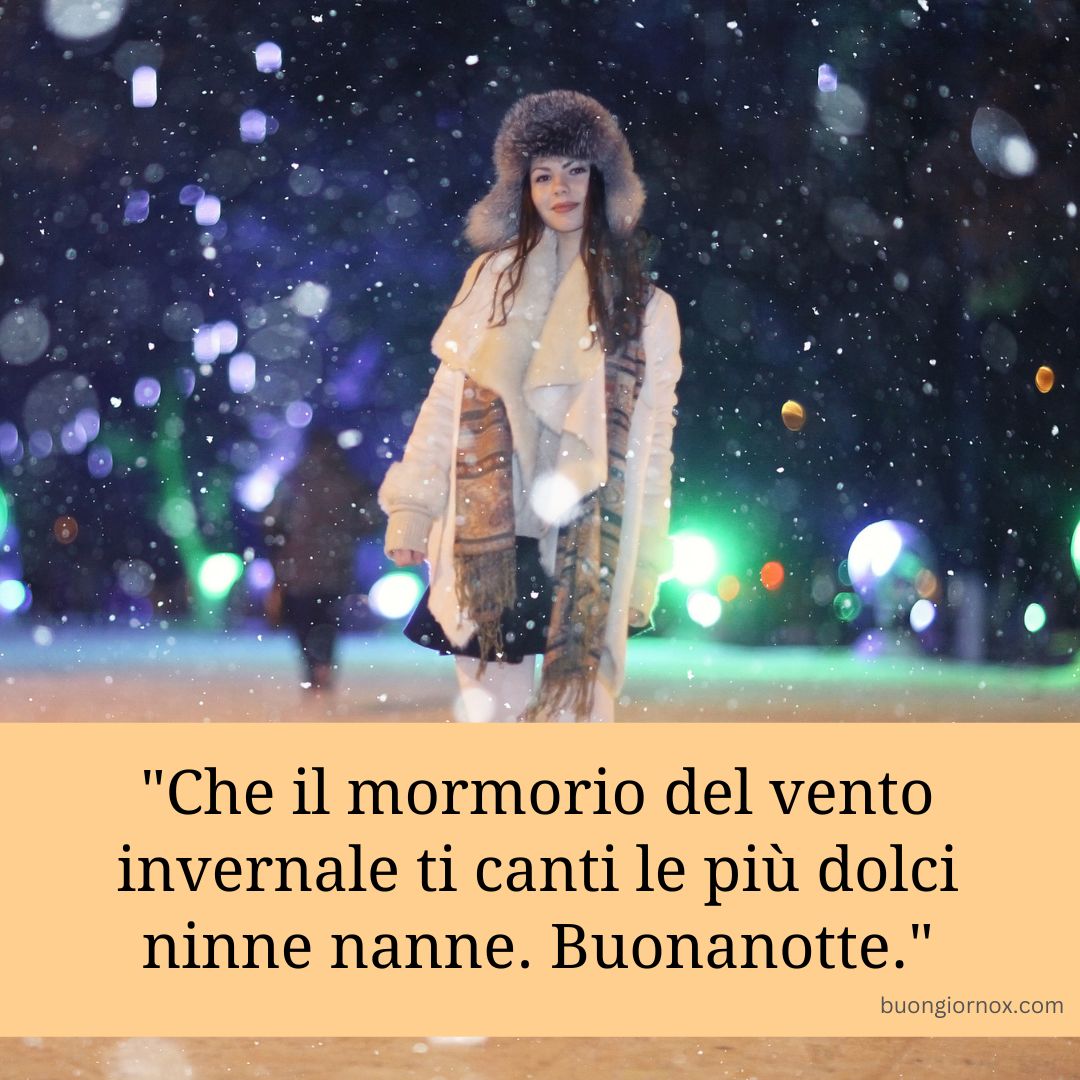 Le più nuove immagini invernali per la buonanotte
