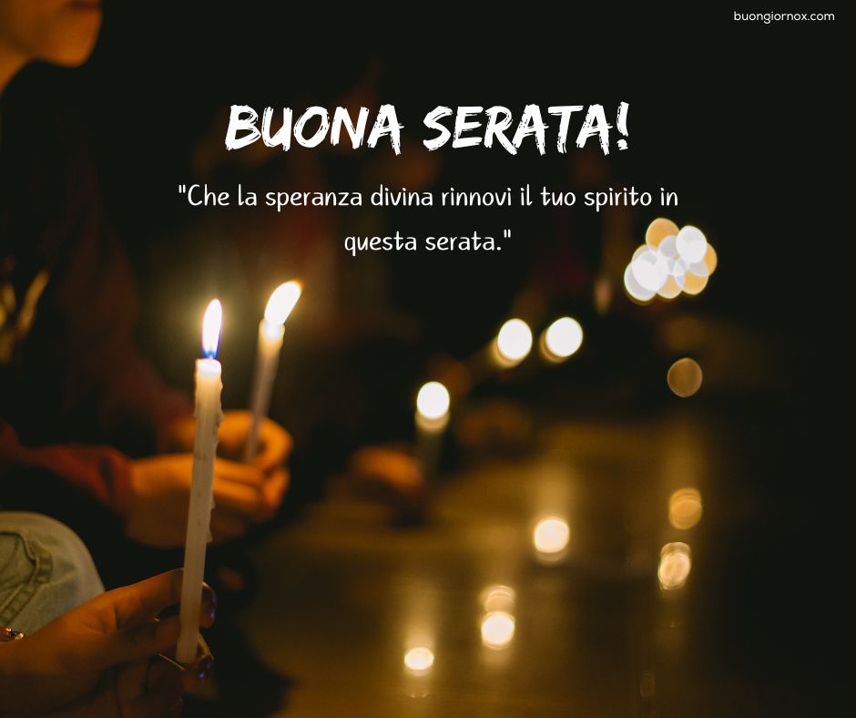 Preghiere per una serata benedetta