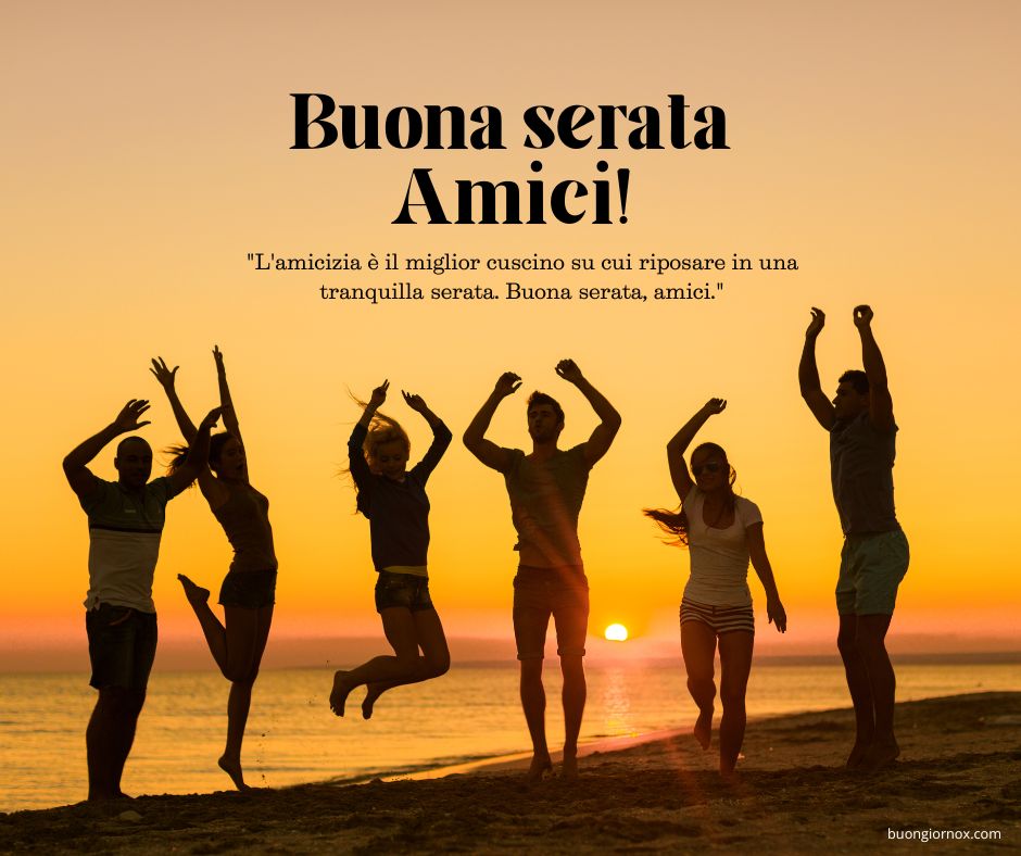 Serate che riscaldano il cuore fra amici