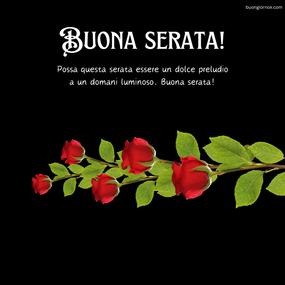 auguri di buona serata immagini