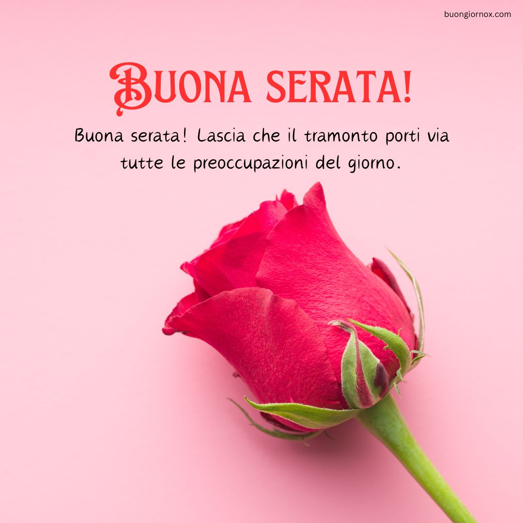 buona cena e buona serata immagini