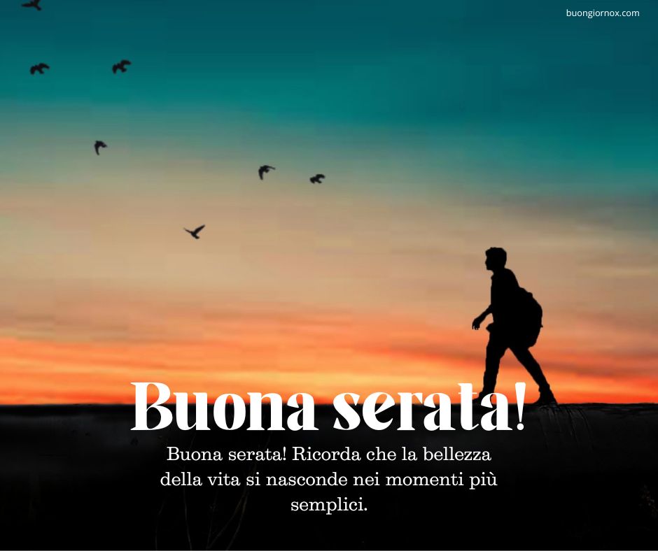 buona serata immagini 2023