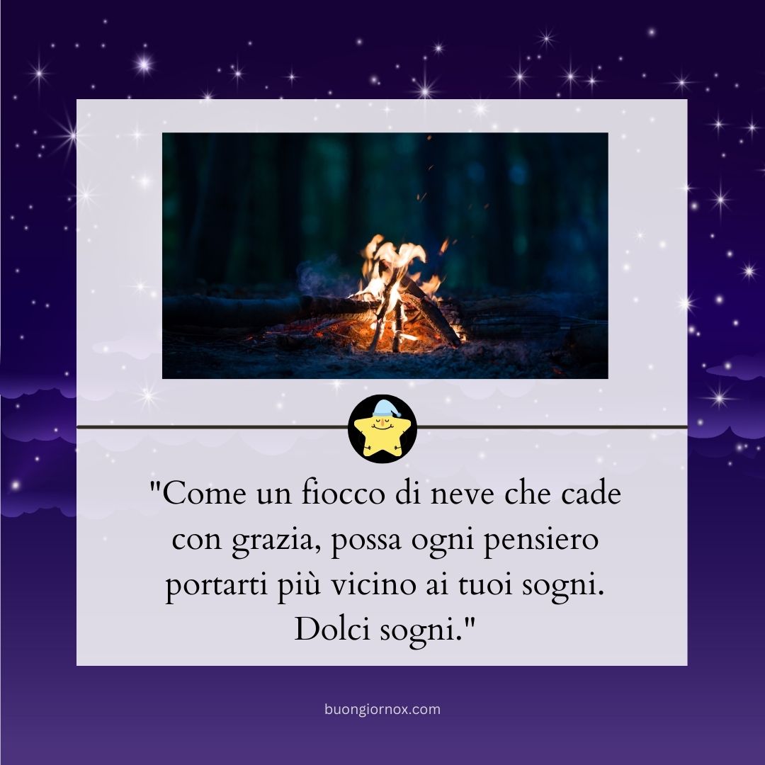 buonanotte immagini d'inverno