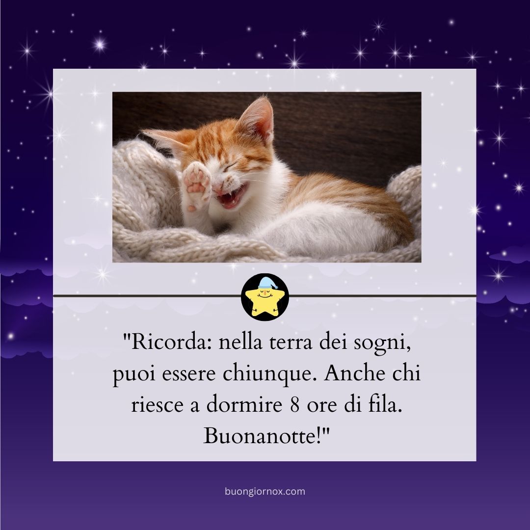 buonanotte immagini divertenti