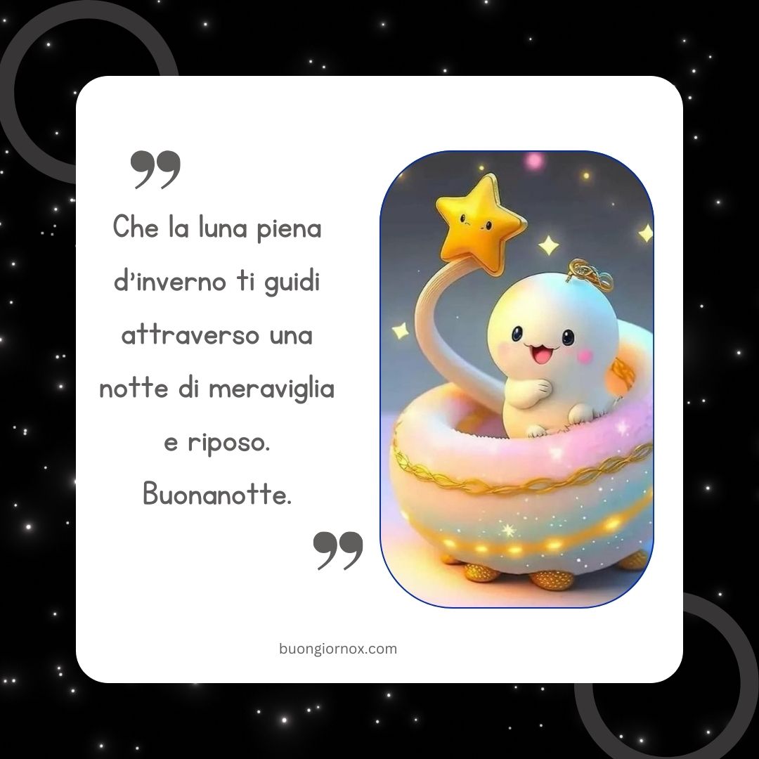 buonanotte immagini nuove invernali