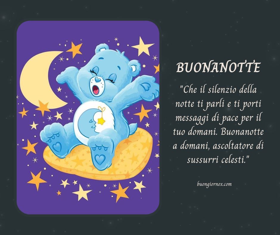 frasi e immagini di buonanotte a domani