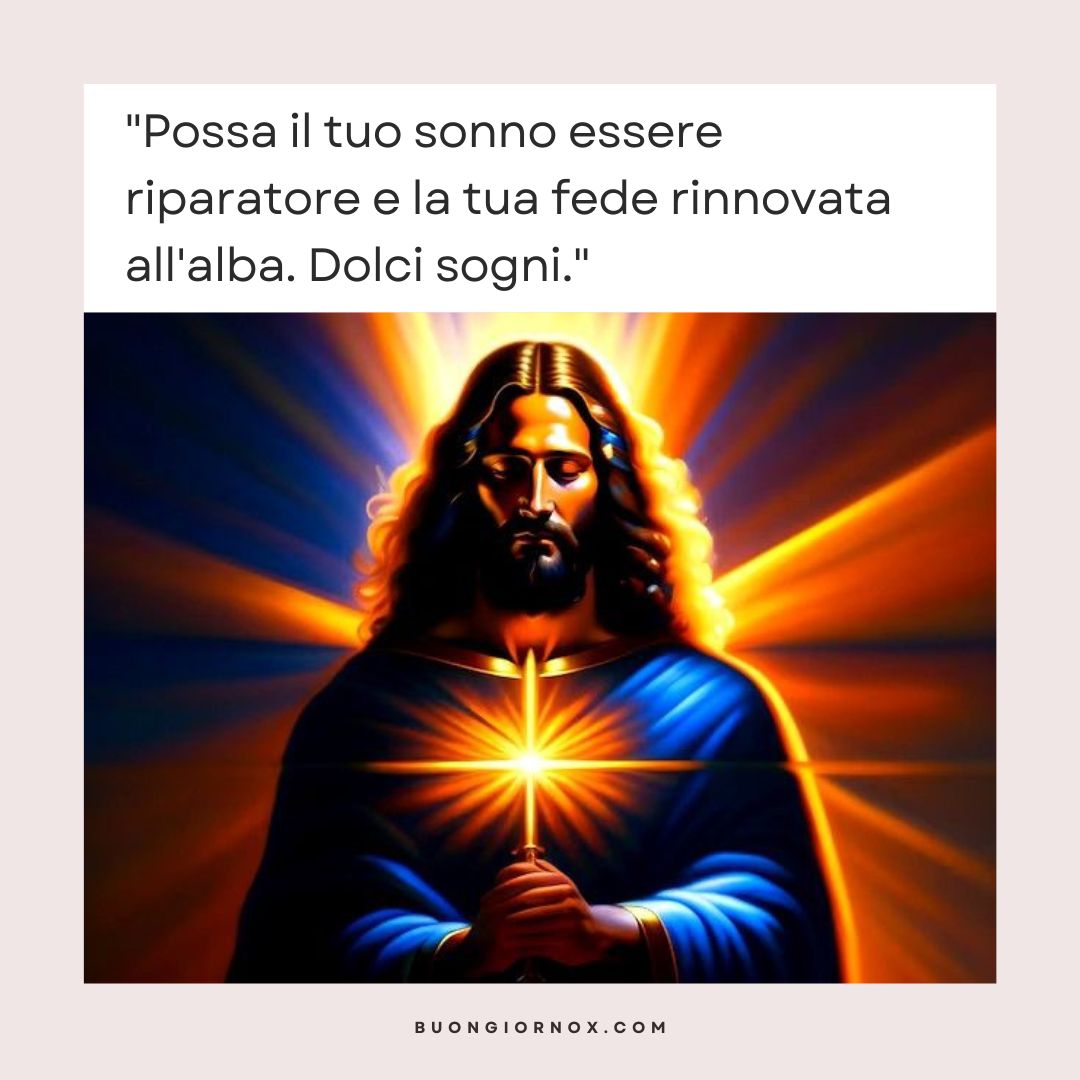 frasi e immagini religiose della buonanotte