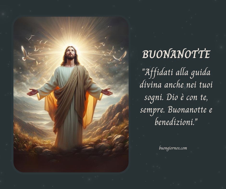 frasi e immagini religiose per la buonanotte