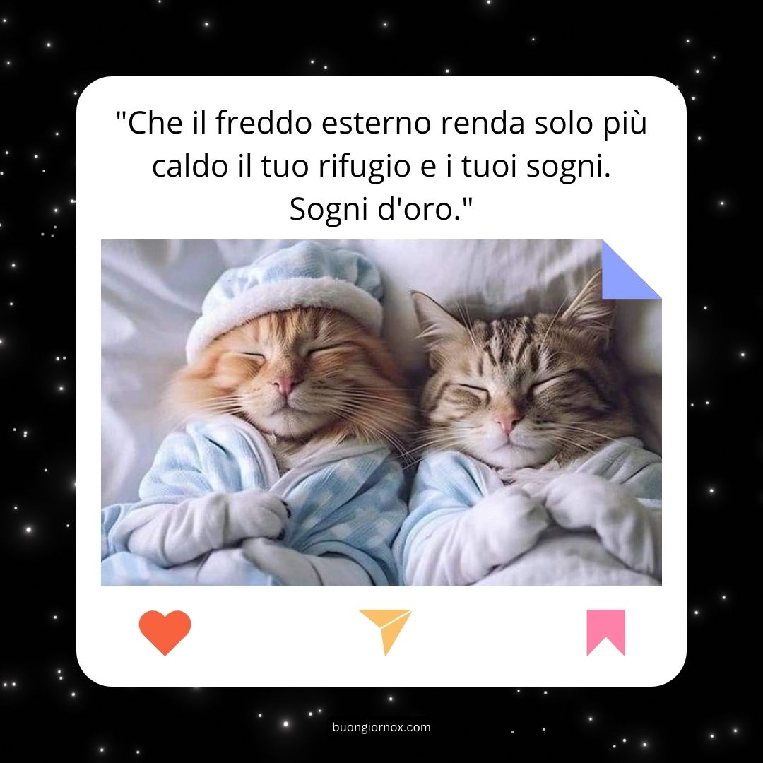 immagini belle di buonanotte invernali