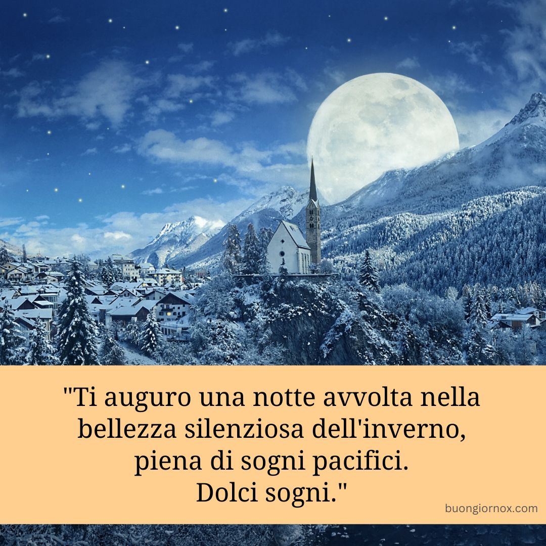 immagini buonanotte invernali da scaricare gratis