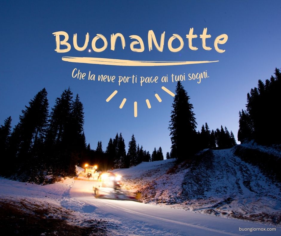 immagini buonanotte invernali gratis