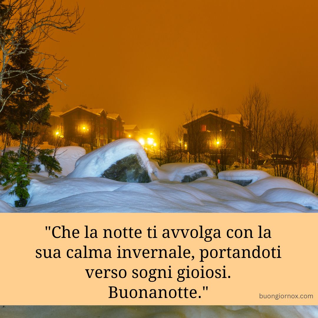 immagini buonanotte invernali la pietra bianca