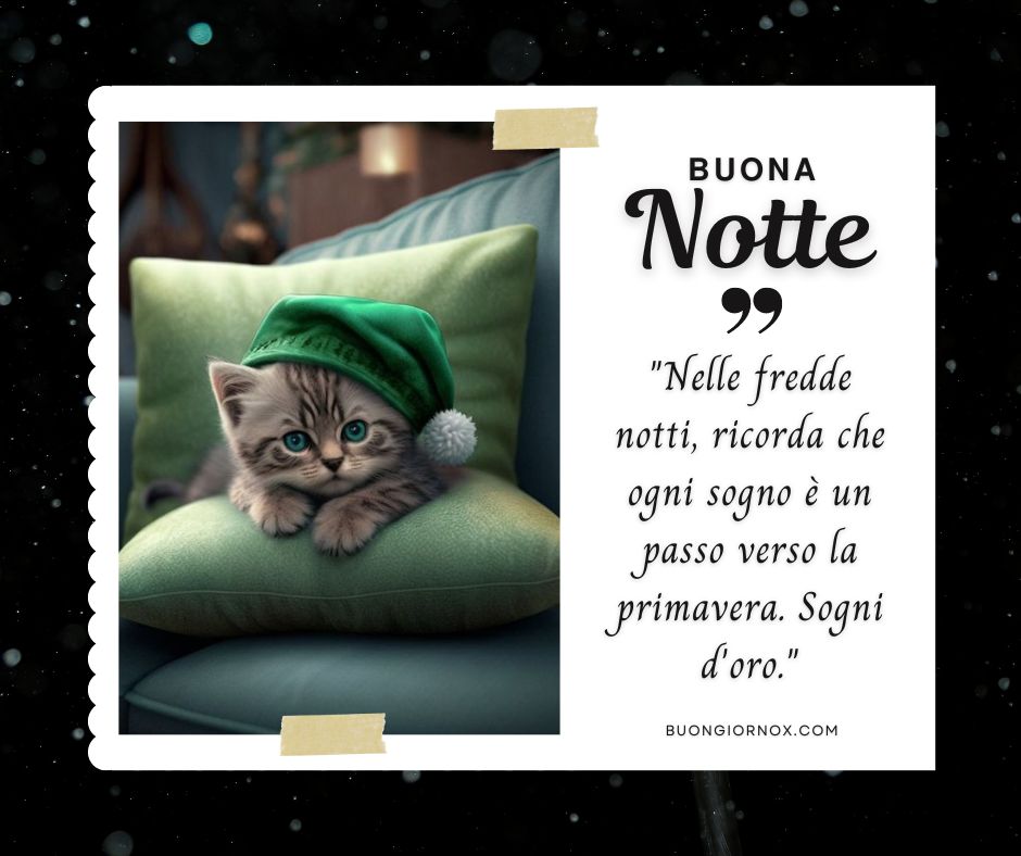 immagini buonanotte invernali simpatiche