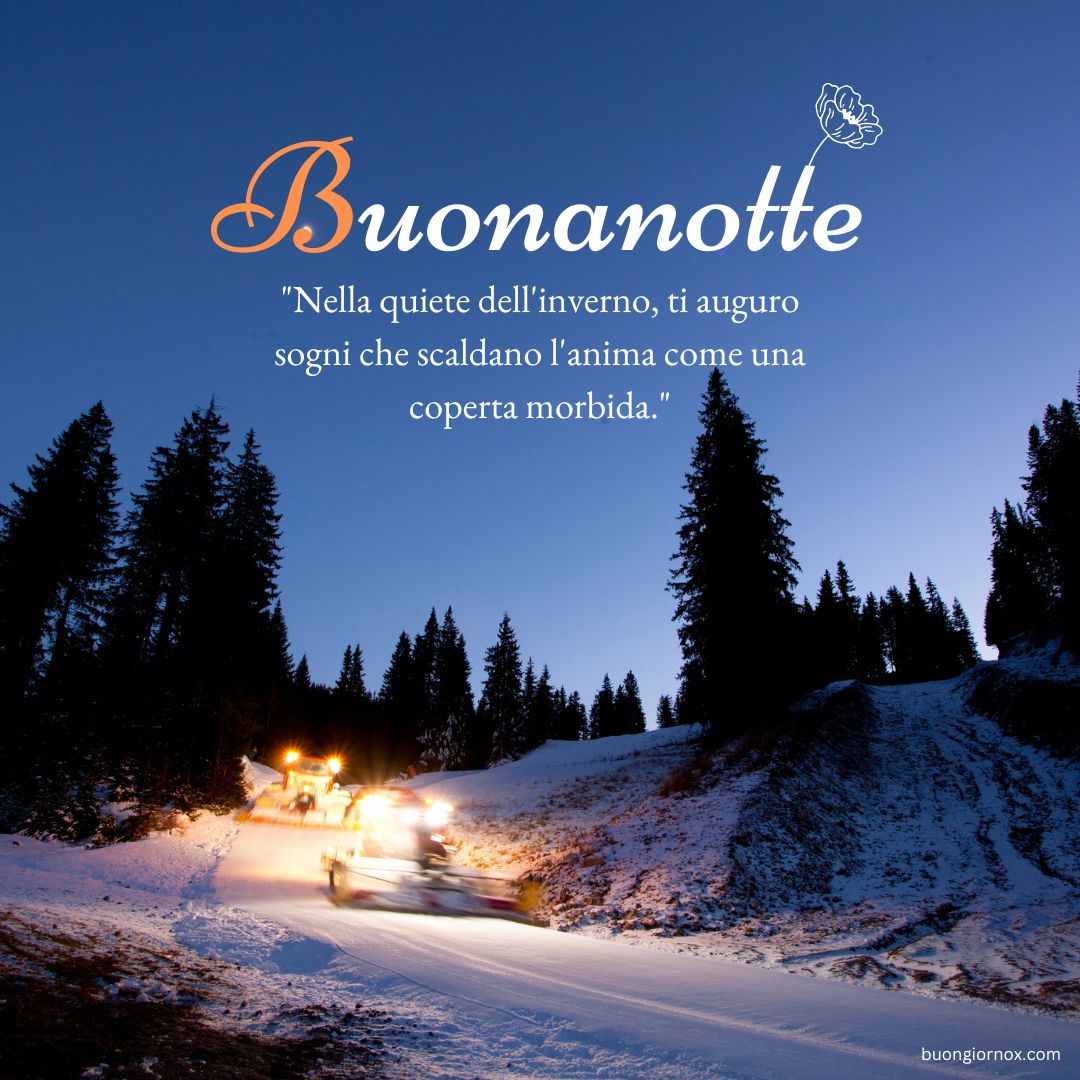 immagini buonanotte nuovissime invernali