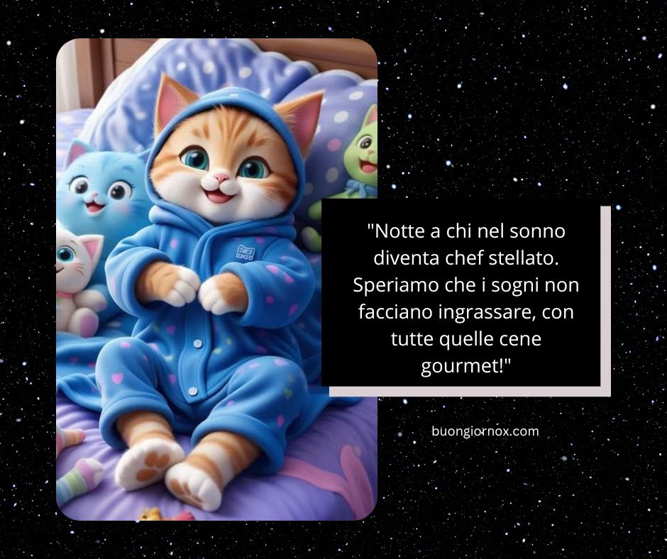 immagini e frasi buonanotte divertenti