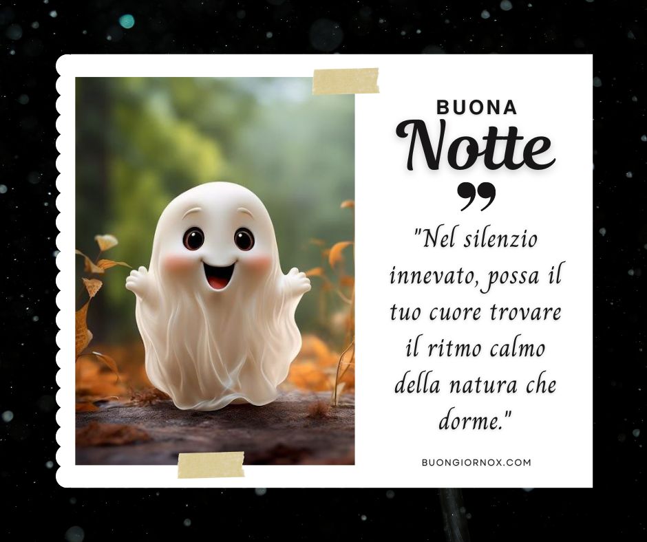 immagini frasi buonanotte invernali