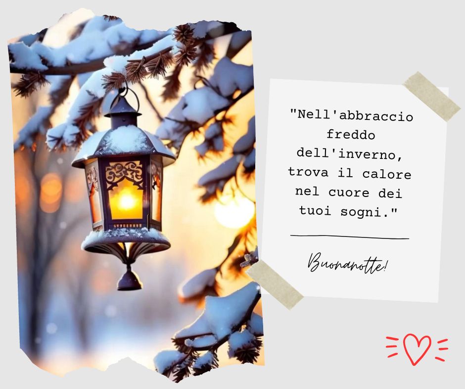 immagini invernali buonanotte