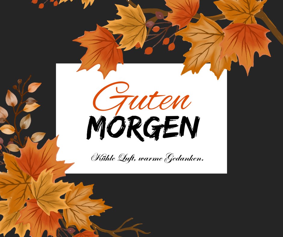 100+ Guten Herbst Bilder, Sprüche und Grüße