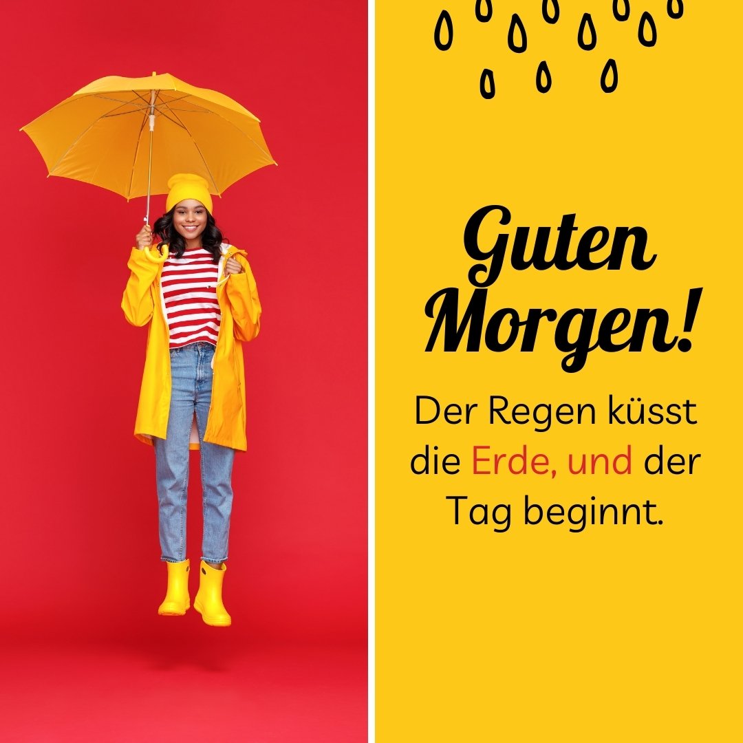 100+ Guten Regen Bildern, Sprüchen und Grüßen